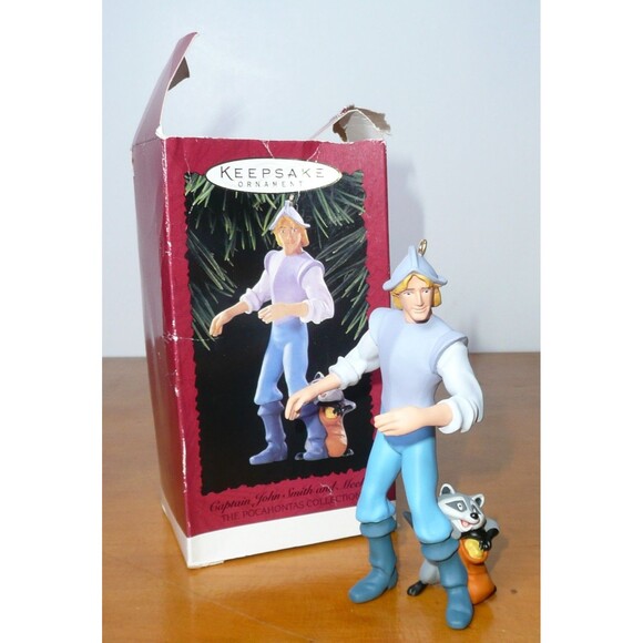 Hallmark Other - Hallmark Disney Keepsake Ornament Pocahontas Captain John Smith & Meeko 1995